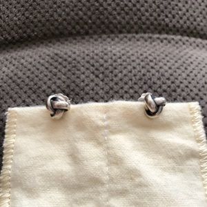 James Avery Sterling Silver Love Knot Earrings